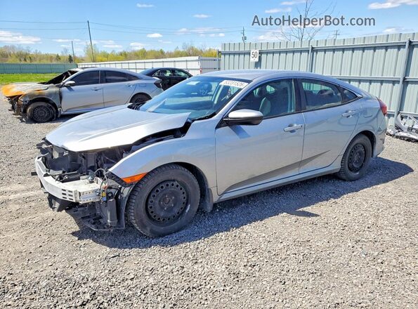 2HGFC2F56HH029477 2017 HONDA CIVIC Silver Front left