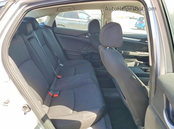 2HGFC2F56HH029477 2017 HONDA CIVIC Silver Rear seats view
