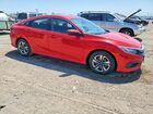 2017 Honda Civic Lx Red vin: 2HGFC2F56HH519756