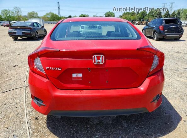 2HGFC2F56HH519756 2017 HONDA CIVIC Red Հետևի տեսք