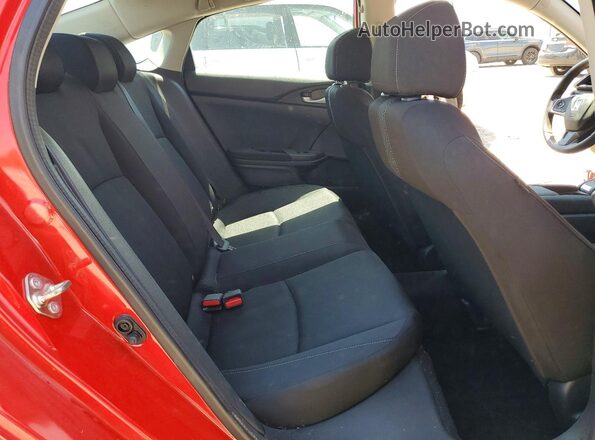 2HGFC2F56HH519756 2017 HONDA CIVIC Red Հետևի նստատեղերի տեսք