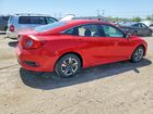 2017 Honda Civic Lx Red vin: 2HGFC2F56HH519756