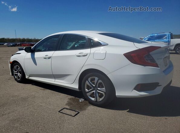 2HGFC2F56HH520129 2017 HONDA CIVIC Белый Задняя левая четверть
