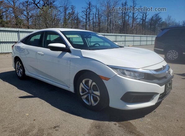 2HGFC2F56HH520129 2017 HONDA CIVIC Белый Передняя правая четверть