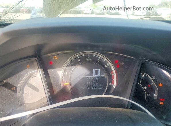 2HGFC2F56HH520132 2017 HONDA CIVIC Белый Вид щитка приборов