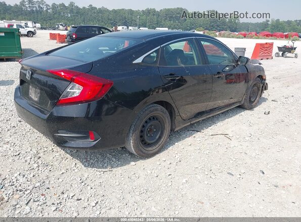 2HGFC2F56JH521433 2018 HONDA CIVIC Black Tył prawy