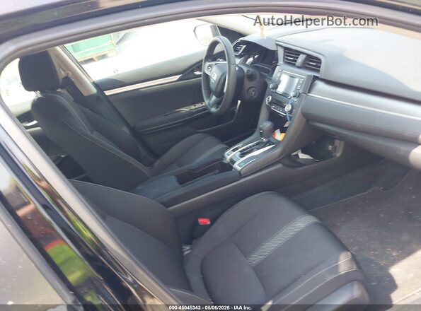 2HGFC2F56JH521433 2018 HONDA CIVIC Black Widok wnętrza z przodu