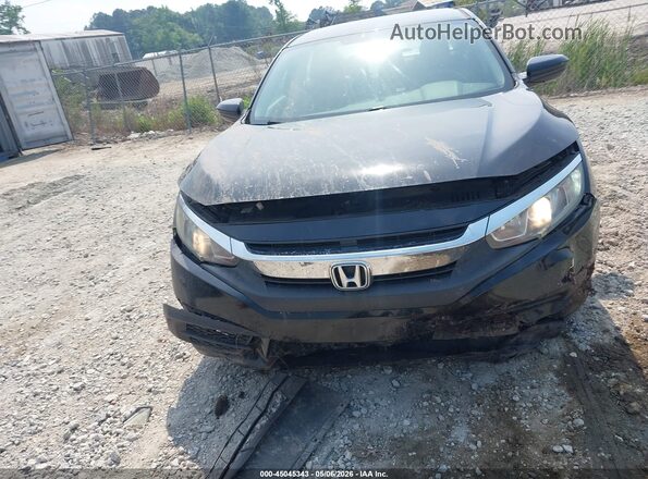 2HGFC2F56JH521433 2018 HONDA CIVIC Black Widok zestawu wskaźników