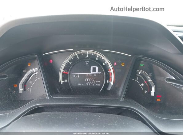 2HGFC2F56JH521433 2018 HONDA CIVIC Black Widok tylnych siedzeń