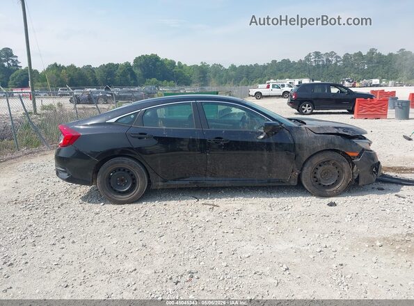 2HGFC2F56JH521433 2018 HONDA CIVIC Black Widok wnętrza z tyłu