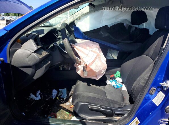2HGFC2F56JH535655 2018 HONDA CIVIC Blue Вид салону спереду