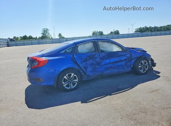 2HGFC2F56JH535655 2018 HONDA CIVIC Blue Задня права чверть