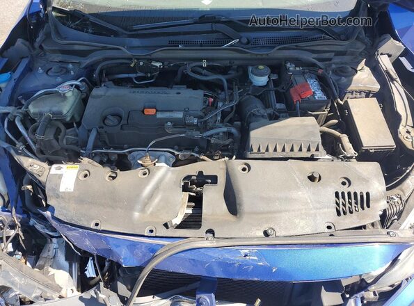 2HGFC2F56JH535655 2018 HONDA CIVIC Blue Вид задньої частини салону