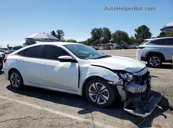 2HGFC2F56JH543027 2018 HONDA CIVIC Белый Передняя правая четверть