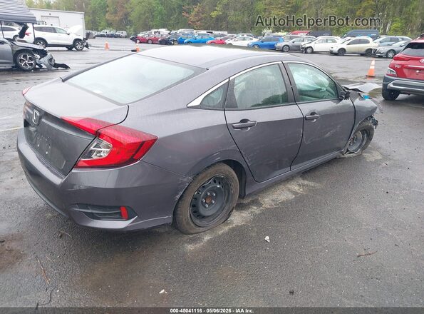 2HGFC2F56JH560491 2018 HONDA CIVIC Серебряный Задняя правая четверть