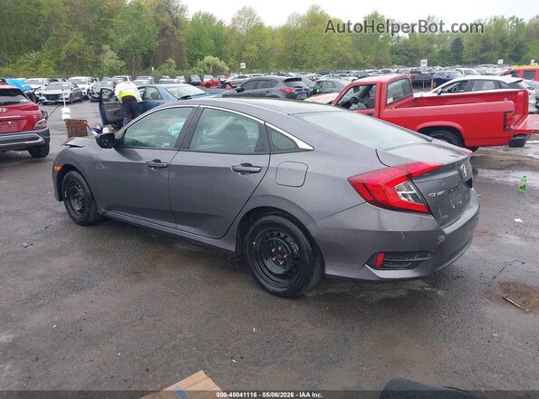 2HGFC2F56JH560491 2018 HONDA CIVIC Серебряный Задняя левая четверть
