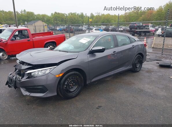 2HGFC2F56JH560491 2018 HONDA CIVIC Серебряный Передняя левая четверть