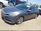 2016 Honda Civic Lx Серый vin: 2HGFC2F57GH565918