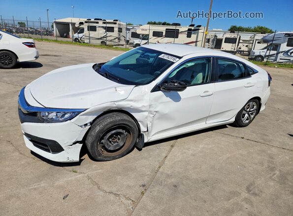 2HGFC2F58HH535490 2017 HONDA CIVIC White Przód lewy