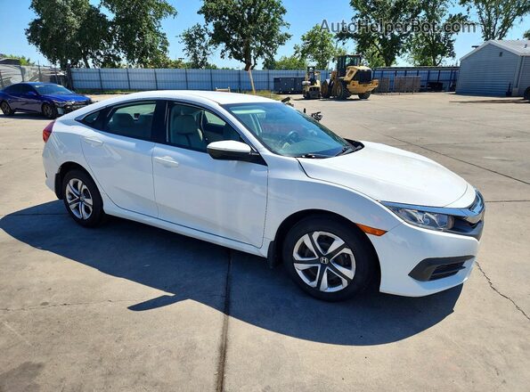 2HGFC2F58HH535490 2017 HONDA CIVIC White Przód prawy