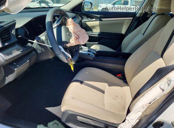 2HGFC2F58HH535490 2017 HONDA CIVIC White Widok wnętrza z przodu