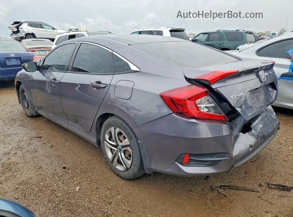 2HGFC2F58JH571928 2018 HONDA CIVIC Gray Задня ліва чверть