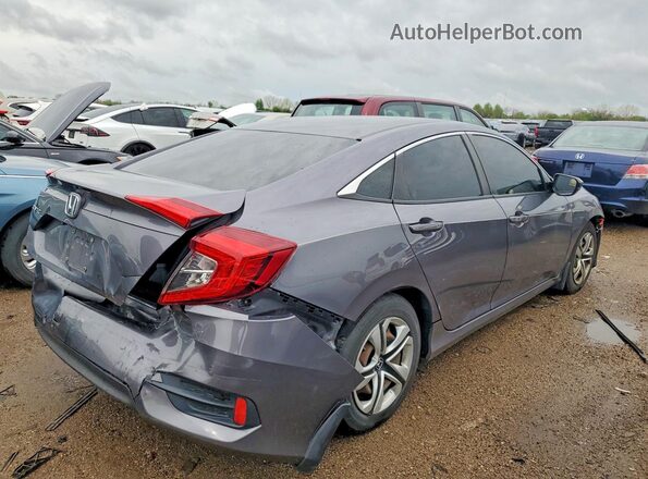 2HGFC2F58JH571928 2018 HONDA CIVIC Gray Задня права чверть