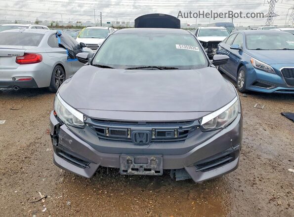 2HGFC2F58JH571928 2018 HONDA CIVIC Gray Вид спереду