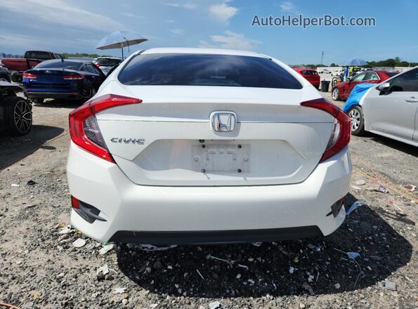 2HGFC2F58JH600618 2018 HONDA CIVIC White Вид ззаду