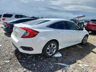 2018 Honda Civic Lx White vin: 2HGFC2F58JH600618