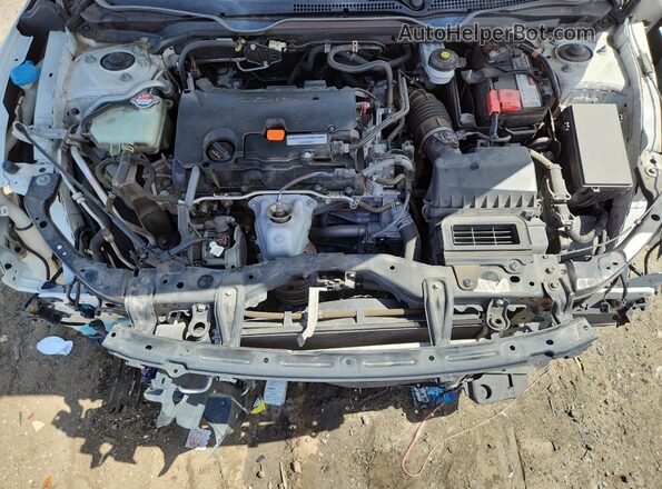 2HGFC2F58JH600618 2018 HONDA CIVIC White Вид задньої частини салону
