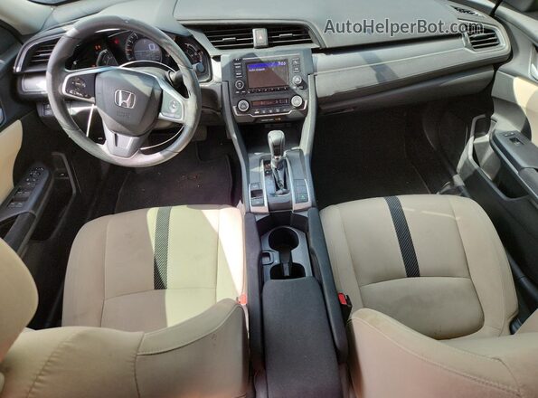 2HGFC2F58JH600618 2018 HONDA CIVIC White Вид панелі приладів
