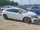 2018 Honda Civic Lx Белый vin: 2HGFC2F59JH032881