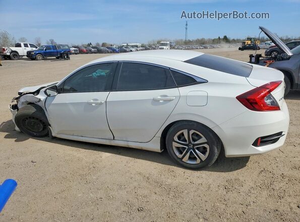 2HGFC2F59JH032881 2018 HONDA CIVIC Белый Задняя левая четверть