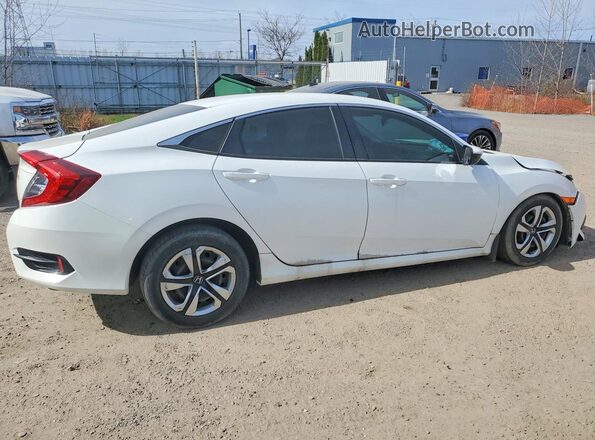 2HGFC2F59JH032881 2018 HONDA CIVIC Белый Задняя правая четверть