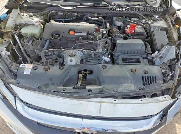 2HGFC2F59JH032881 2018 HONDA CIVIC Белый Вид задней части салона