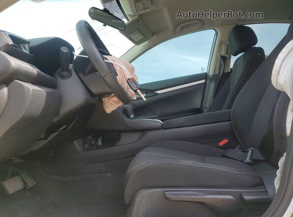 2HGFC2F59JH032881 2018 HONDA CIVIC Белый Вид салона спереди