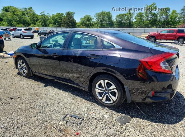 2HGFC2F59JH558704 2018 HONDA CIVIC Black Rear left
