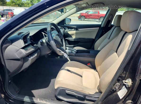 2HGFC2F59JH558704 2018 HONDA CIVIC Black Front interior view