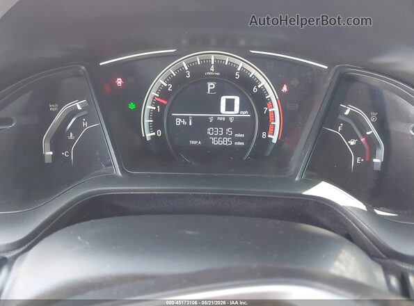 2HGFC2F5XHH541694 2017 HONDA CIVIC Red Հետևի նստատեղերի տեսք