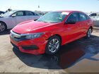 2017 Honda Civic Lx Red vin: 2HGFC2F5XHH541694