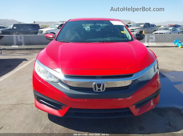 2HGFC2F5XHH541694 2017 HONDA CIVIC Red Սարքավորումների վահանակի տեսք