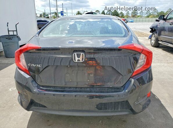 2HGFC2F5XJH011294 2018 HONDA CIVIC Black Widok z tyłu