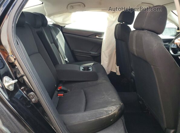 2HGFC2F5XJH011294 2018 HONDA CIVIC Black Widok tylnych siedzeń