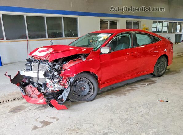 2HGFC2F5XJH583031 2018 HONDA CIVIC Red Առջևի ձախ երեք քառորդ տեսարան