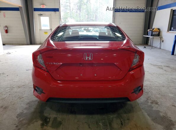 2HGFC2F5XJH583031 2018 HONDA CIVIC Red Հետևի տեսք