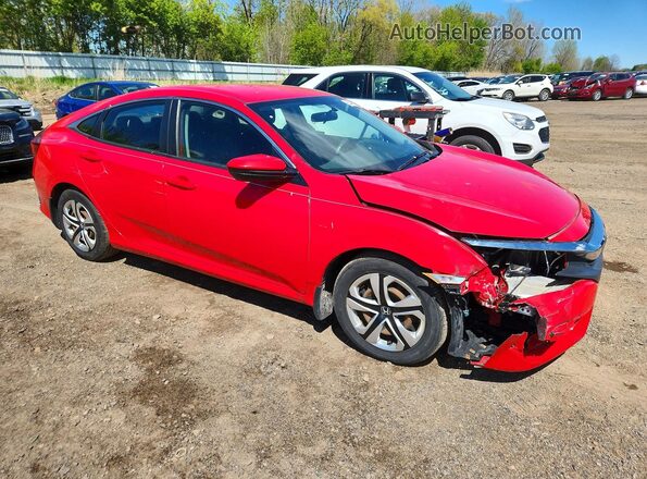 2HGFC2F5XJH597589 2018 HONDA CIVIC Red Передня права чверть