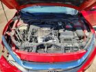2018 Honda Civic Lx Red vin: 2HGFC2F5XJH597589