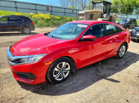 2HGFC2F5XJH597589 2018 HONDA CIVIC Red Передня ліва чверть