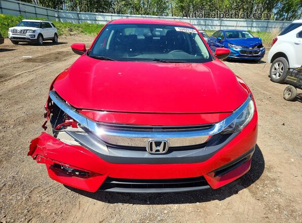 2HGFC2F5XJH597589 2018 HONDA CIVIC Red Вид спереду